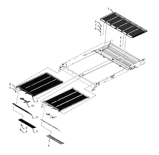 48194547 - Решето предварит. зерн. 1 1/8 CX8, CR, 8010, 8240/50